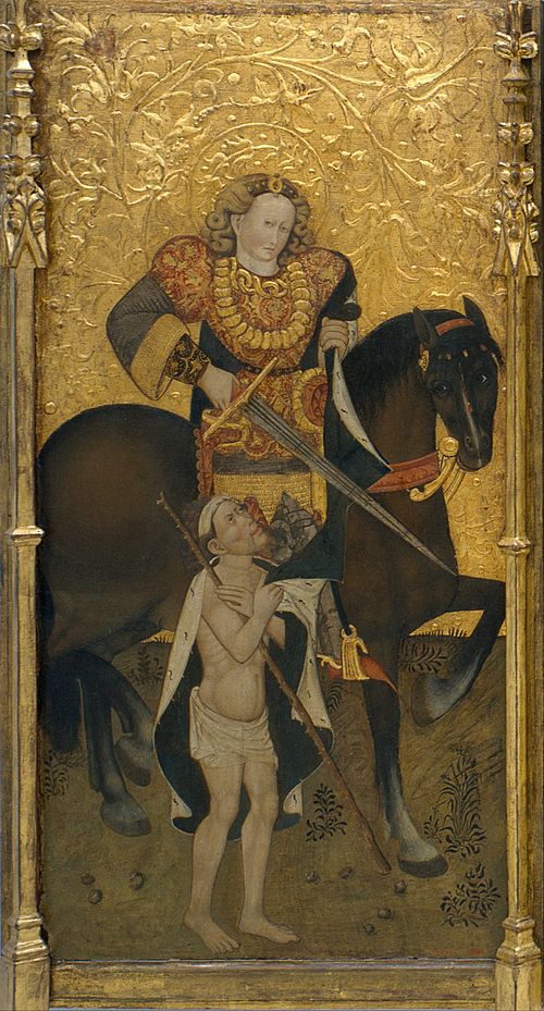 Saint Martin Sharing his Cloak, 1450, Jaume Ferrer II
