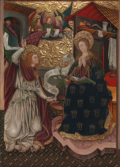 The Annunciation and The Nativity, 1457, Jaume Ferrer II