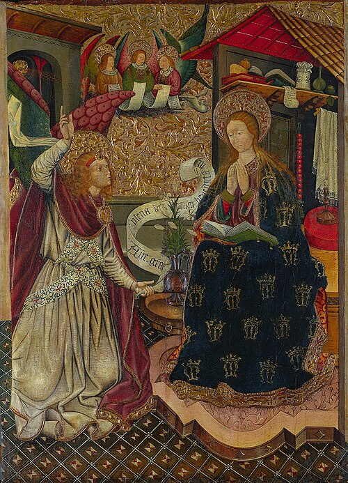 The Annunciation, 1457, Jaume Ferrer II