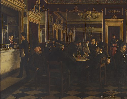El Cafè Vila, 1877, Jaume Pons Martí