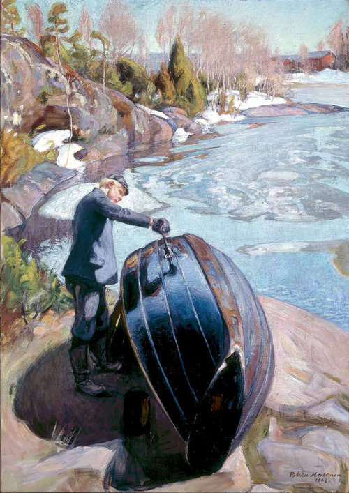 Boat Tarrer II, 1908, Pekka Halonen