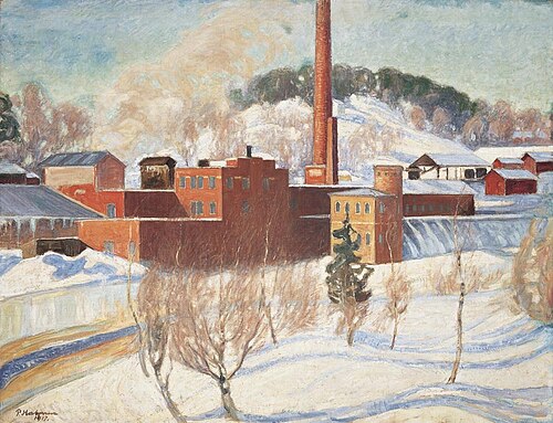 Harlu Works, 1917, Pekka Halonen