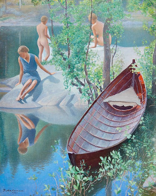 Summer idyll, 1931, Pekka Halonen