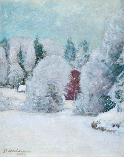 Winter motif, 1920, Pekka Halonen