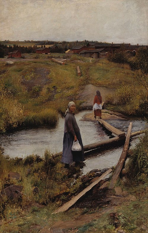 The Short-Cut, 1892, Pekka Halonen