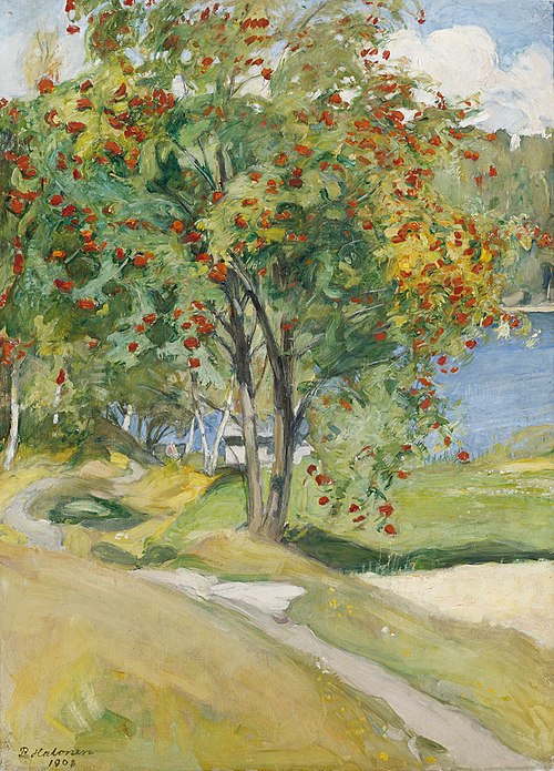 Rowan Tree, 1908, Pekka Halonen