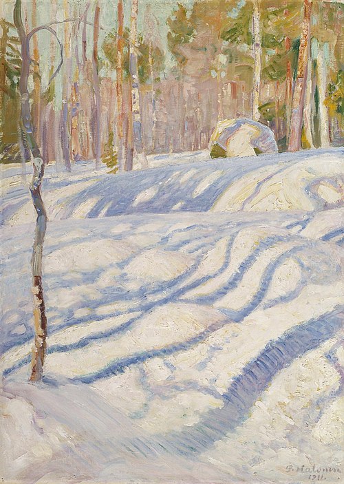 Sunlight Winter Lanscape, 1911, Pekka Halonen