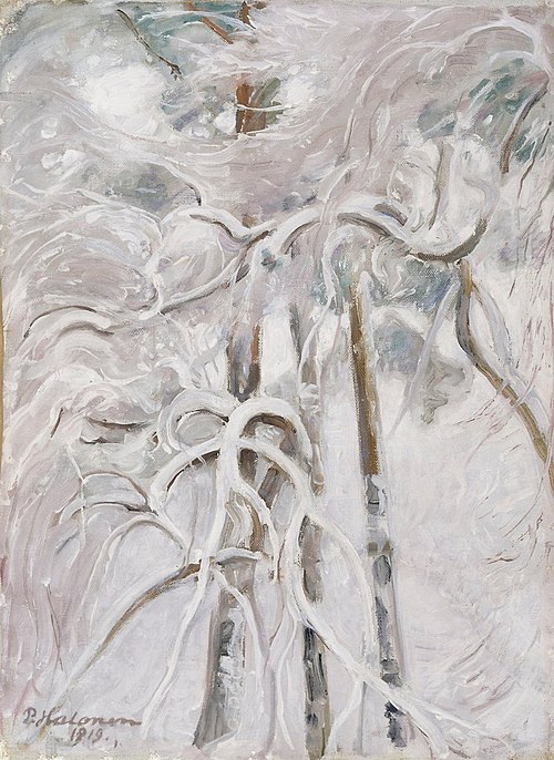 Snow-decked Pine, 1919, Pekka Halonen
