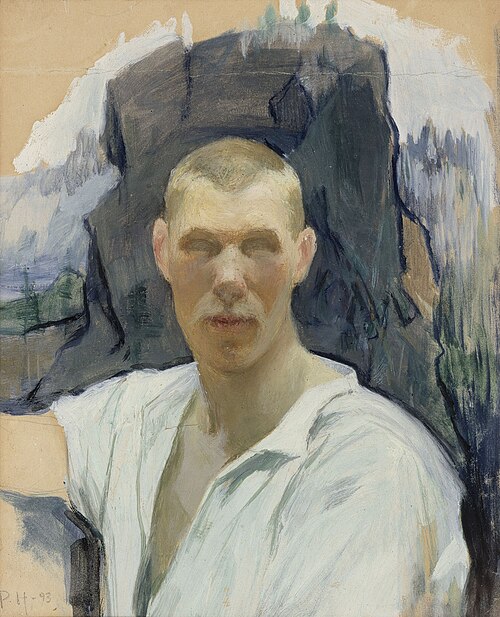 Self-Portrait, 1893, Pekka Halonen