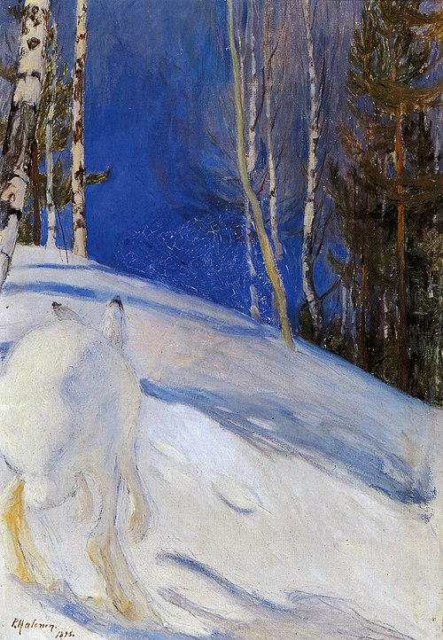 Winter Day, 1895, Pekka Halonen