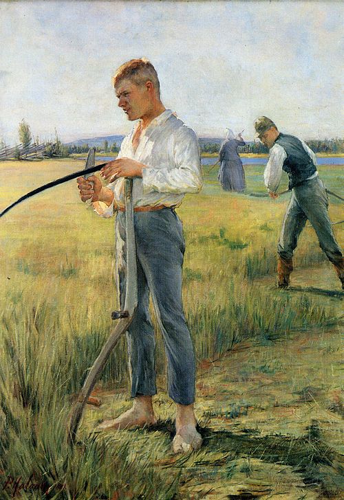 The Mower Men, 1891, Pekka Halonen