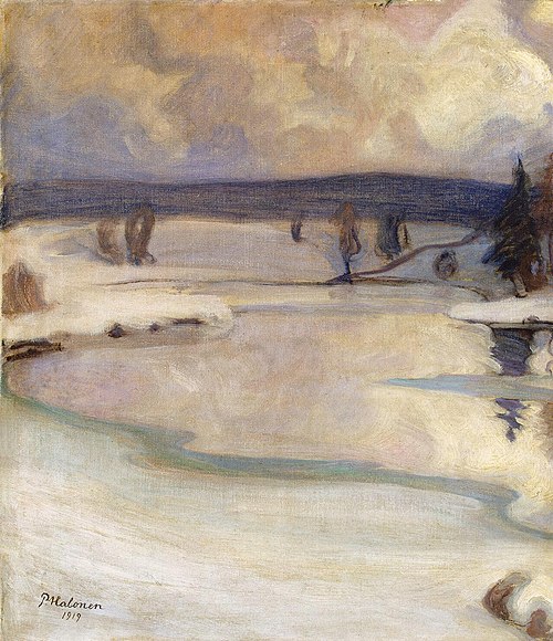 Winter Landscape, 1919, Pekka Halonen