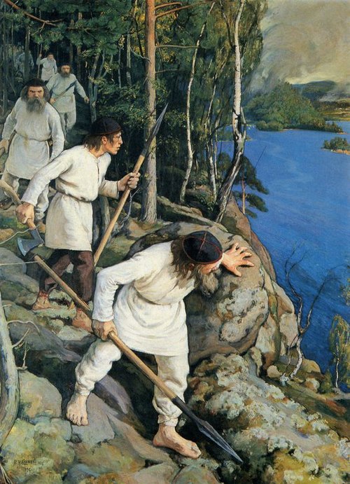 Vainolaista vastaan, 1896, Pekka Halonen
