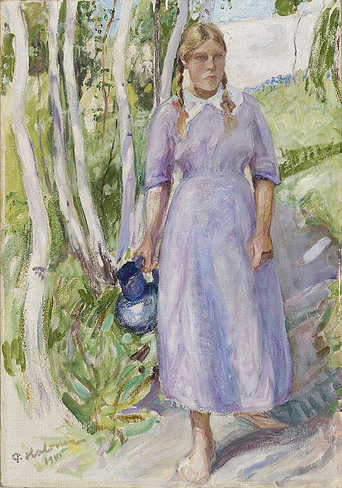 Carrying Water, 1911, Pekka Halonen