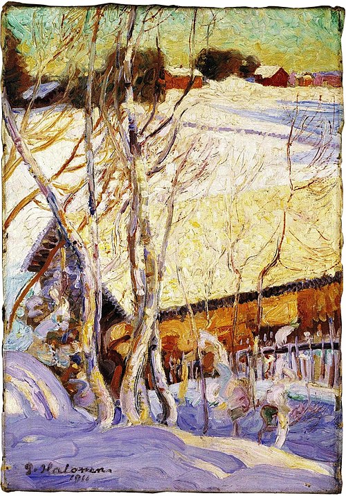 A Day in March, 1911, Pekka Halonen