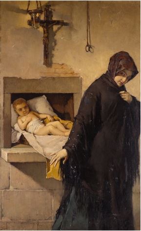 Child Abandoned at a Hospice, 1901, José Nin y Tudó