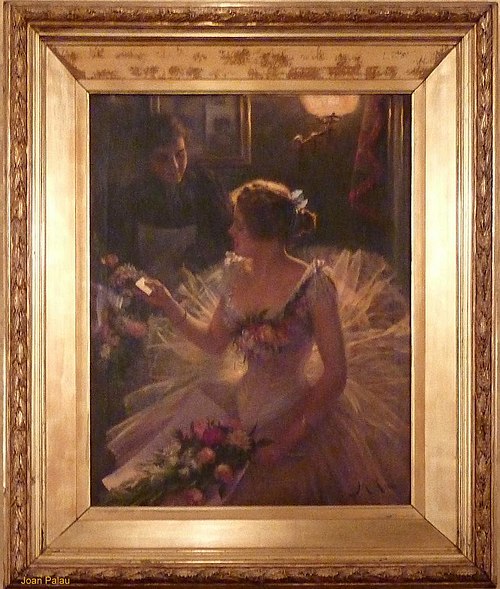 En el camerino, 1895, Manuel Cusí i Ferret