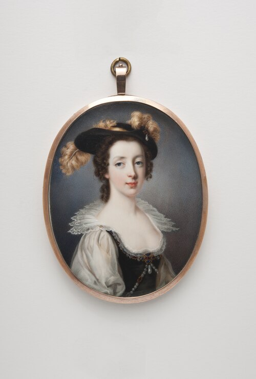 Unknown woman in a 17th Century costume, , John Cox Dillman Engleheart