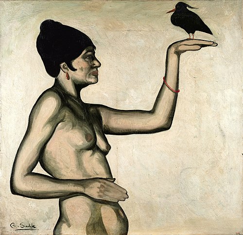 Tórtola Valencia i el corb, 1927, Rafael Sala Marco