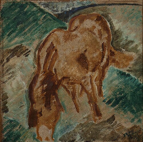 Horse Grazing, 1922, Bjarne Ness