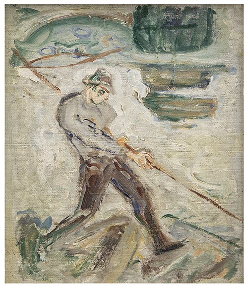 Tømmerfløteren, 1921, Bjarne Ness