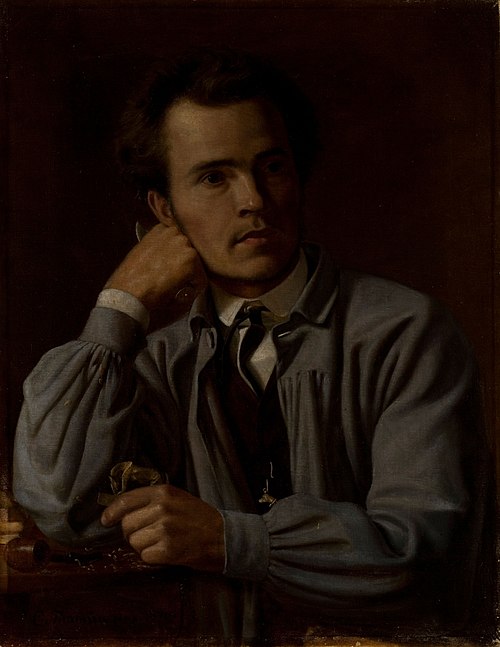Portrait of Johannes Takanen, 1870, Carl Thomsen