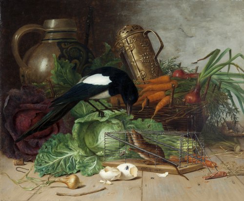 Nature morte, 1865, Christian August Printz