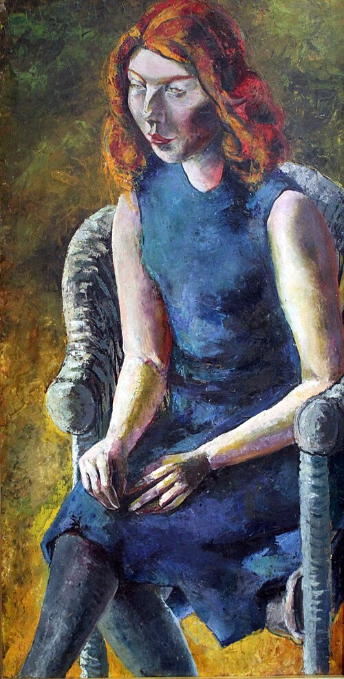 Young Woman in a Wicker Chair, 1933, Hanns Katz