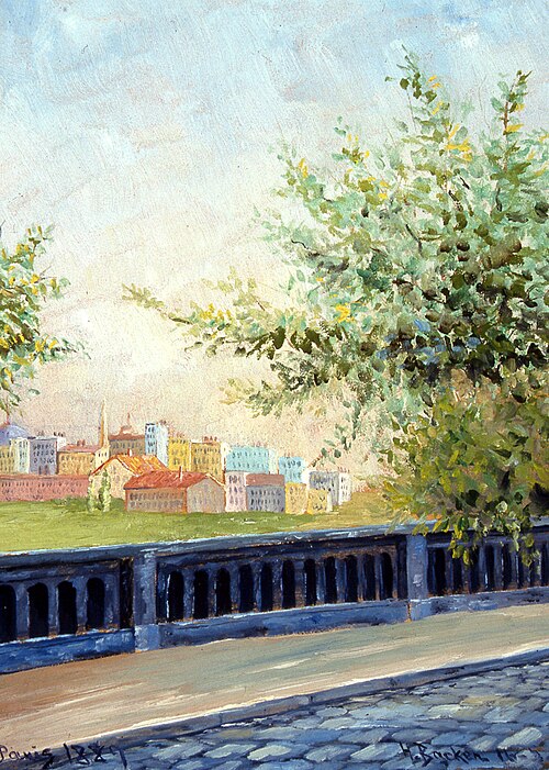 Fra Paris, 1889, Hans Henrik Sartz Backer