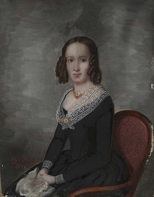 Portrait, 1842, Hans-Johan-Fredrik Berg