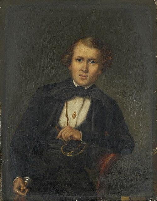 Portrait of Christian Fyhn Omejer, 1841, Hans-Johan-Fredrik Berg
