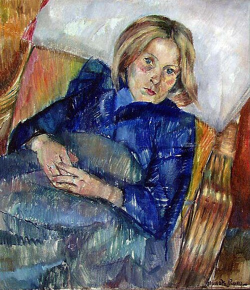 Sick Girl, 1914, Henrik Rom