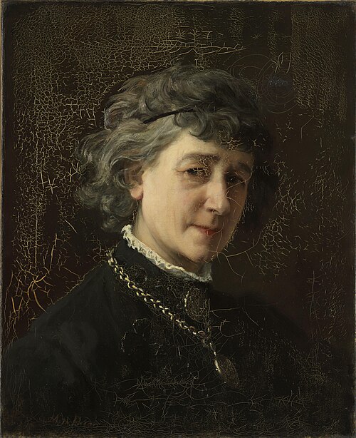 Autoportrait, 1890, Johanne Mathilde Dietrichson