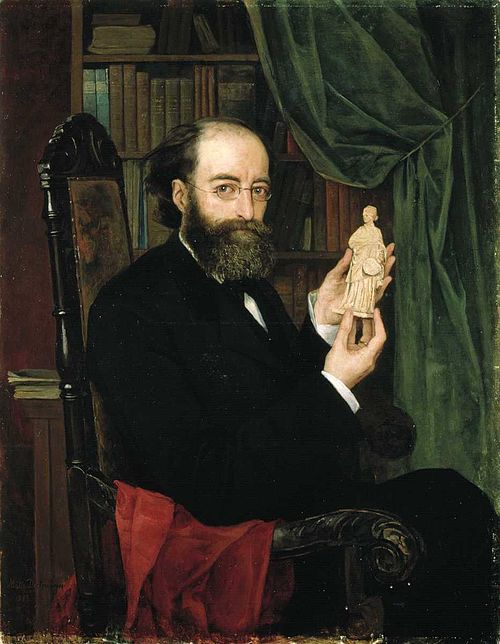 Portrait of Lorentz Dietrichson, 1883, Johanne Mathilde Dietrichson