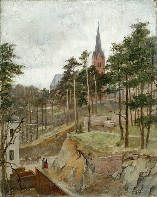 Uranienborg church, 1900, Johanne Mathilde Dietrichson