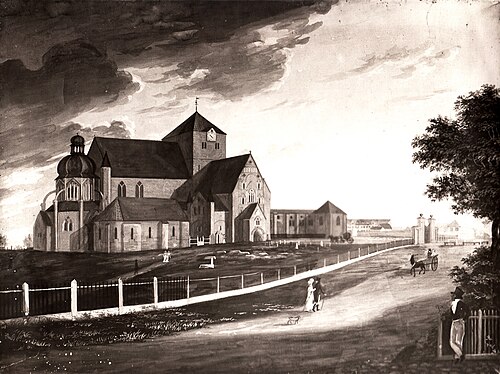 Nidaros Cathedral, 1825, Johannes Finne Rosenvinge