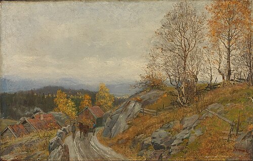 View from Modum, 1883, Jorgen Sorensen