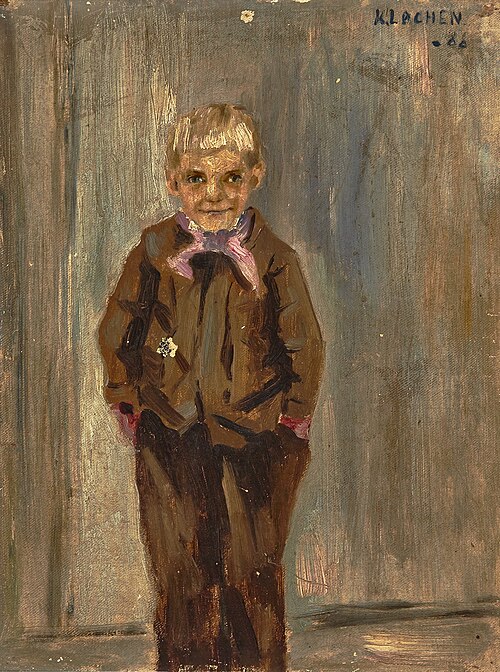 Lyslugget gutt, 1888, Kalle Løchen