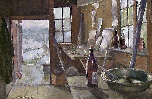 The Studio at Modum, 1883, Kalle Løchen