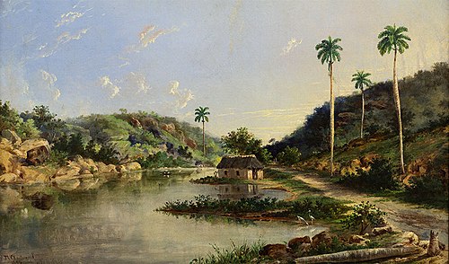 Paysage, 1884, Philippe Chartrand Dubois