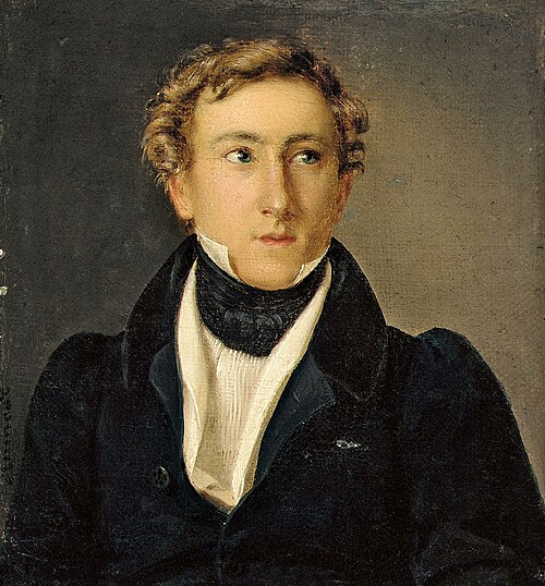 Portrait of August Bournonville., 1828, Louis Auguste François Aumont