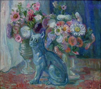 The Faience Cat, 1907, Oluf Wold-Torne