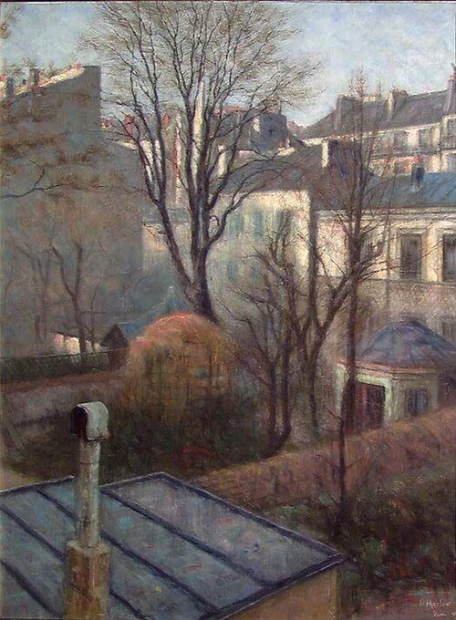 View from my Window, 1891, Ragnvald Hjerlow