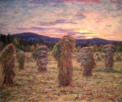 Autumn Evening at Finskog, 1898, Ragnvald Hjerlow