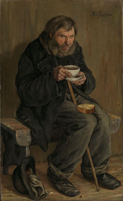 En tigger, 1889, Thorvald Torgersen