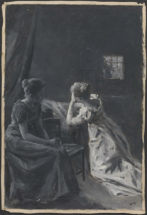 Illustrasjon til Henrik Wergeland, Den engelske lods, 1894, Wilhelm Peters