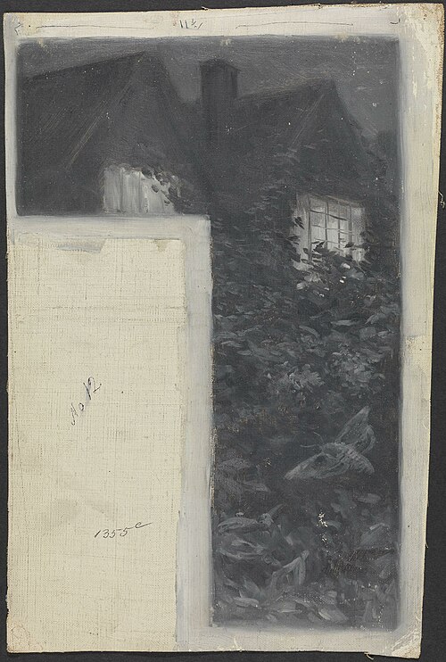 Til diktet "Drømmesyn" i Henrik Wergeland, Den engelske lods, 1894, Wilhelm Peters