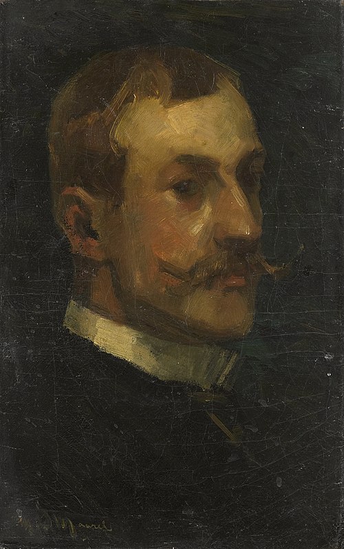 Adriaan Pit (1860-1944). Director of Nederlands Museum voor Geschiedenis en Kunst Amsterdam 1898-191, 1900, Marinus van der Maarel