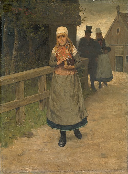 Marker meisje, 1886, Willem Steelink