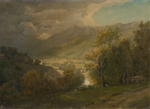 Mountain Valley, 1860, Jan Nowopacký